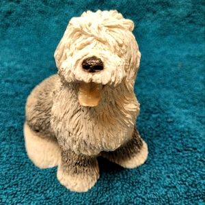 Resin Old English Sheepdog Figurine